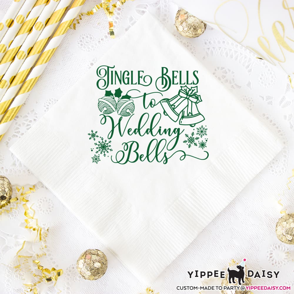 Jingle Bells To Wedding Bells - Napkins