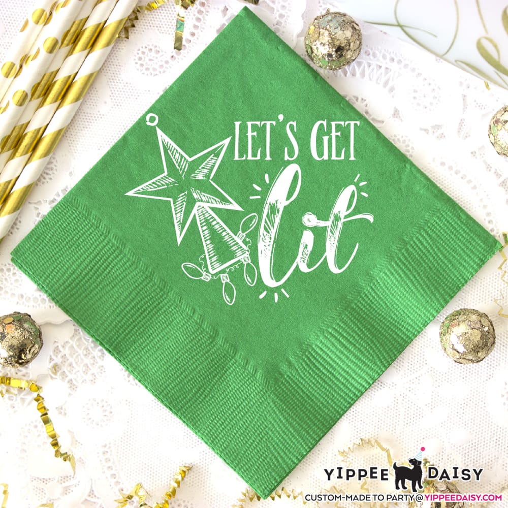 Let's Get Lit - Napkins