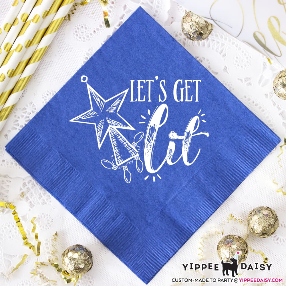 Let&#39;s Get Lit - Napkins