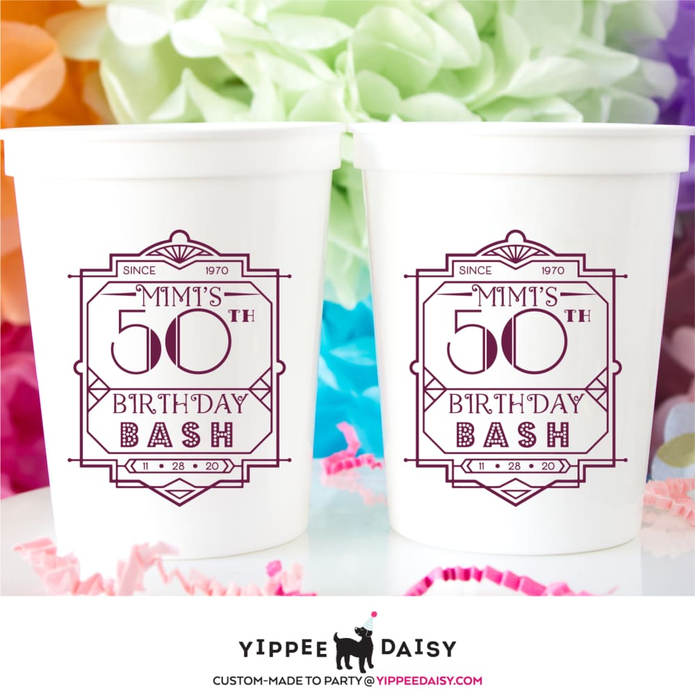 Birthday Bash Stadium Cups