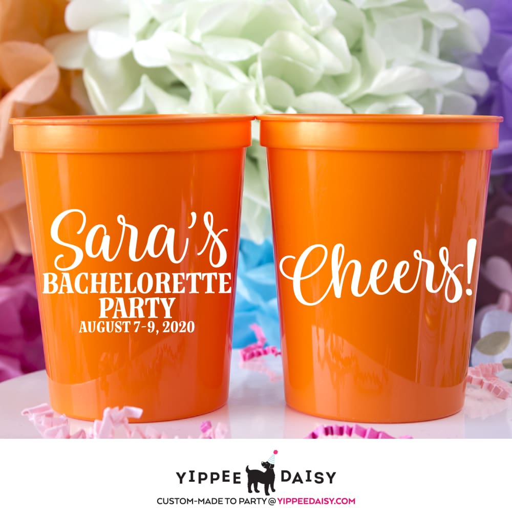 Bachelorette Party Stadium Cups