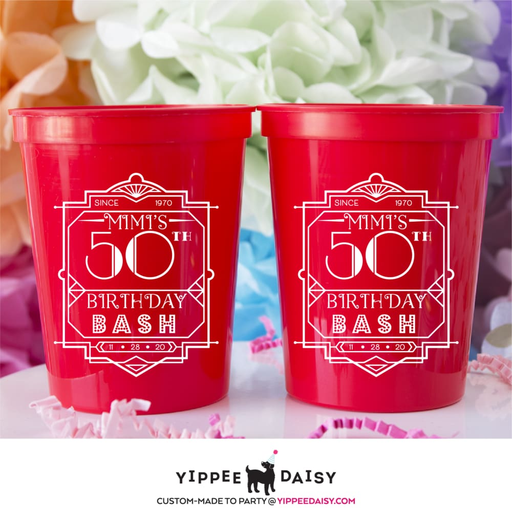 Birthday Bash Stadium Cups