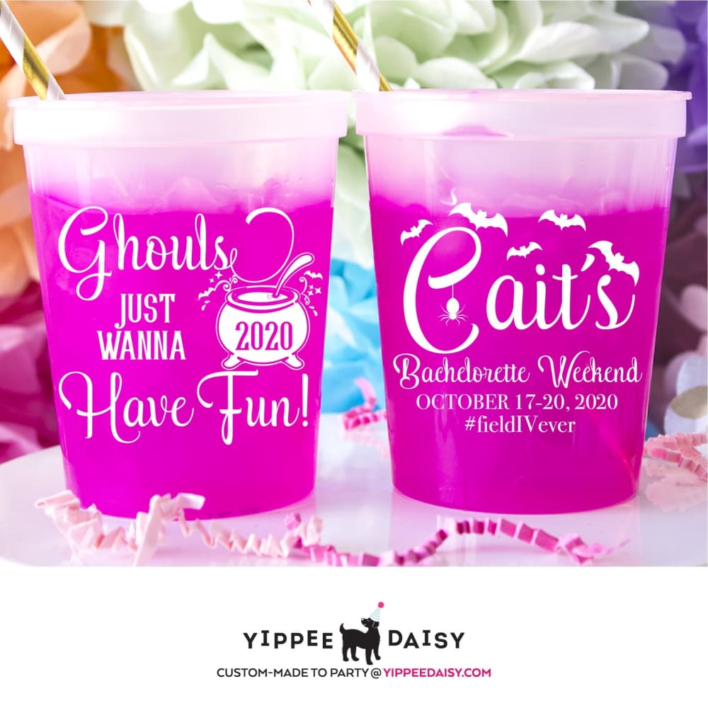 Ghouls Just Wanna Have Fun Personalized Halloween Color Changing Cups - Color Changing Cup