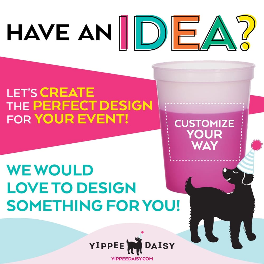 Customize Your Way For Any Event Personalized Color Changing Cups - Color Changing Cup