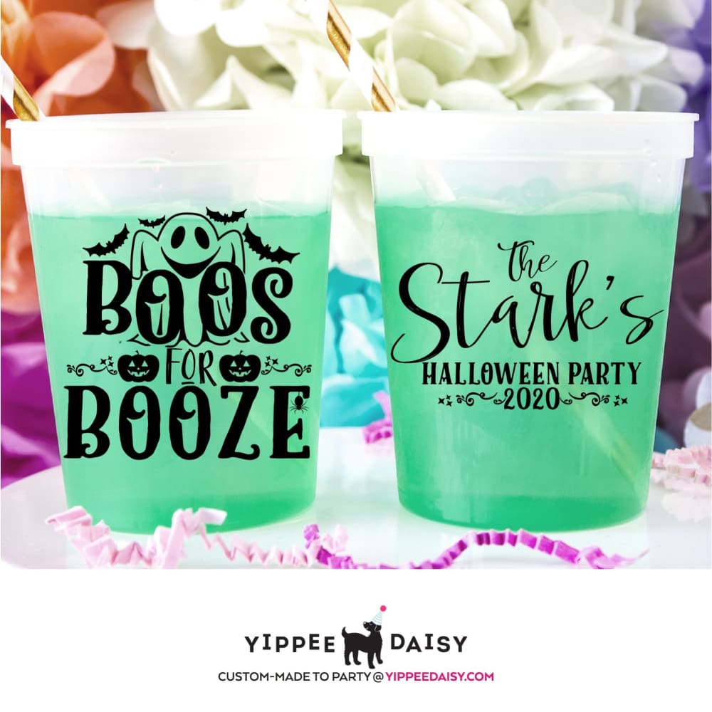 Boos For Booze Personalized Halloween Color Changing Cups - Color Changing Cup