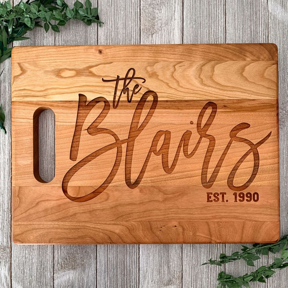 The Home Kitchen Personalized Cutting Board